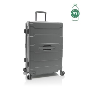 Stredný kufor na kolieskach Heys ReNew M Charcoal
