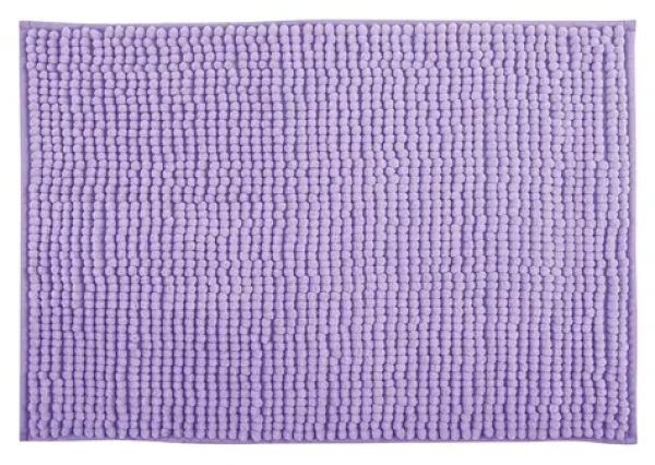 MSV CHENILLE kúpeľňová predložka 40 x 60 cm levanduľová / polyester / protišmyková