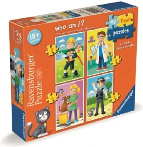 Ravensburger Puzzle: Uhádneš kto som? Moje prvé puzzle 2/3/4/5/dielikov