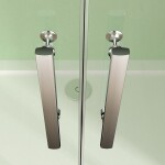 H K - Sprchové dvere MELODY D2 70 dvojkrídlové 66-70 x 195, číre sklo SE- MELODYD270