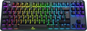 Triton Fnatic miniSTREAK TKL Gaming Tastatur, MX-Silent-Red, RGB, schwarz - Nordic Layout