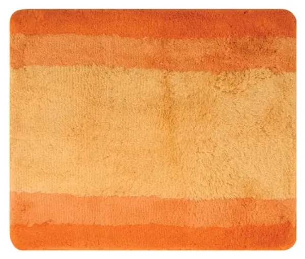 Spirella BALANCE kúpeľňová predložka oranžová / Kúpeľňová predložka / 55 x 65 cm / polyester / protišmyková