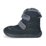 Detské zimné barefoot topánky PRO-tex NUT BLACK - 30