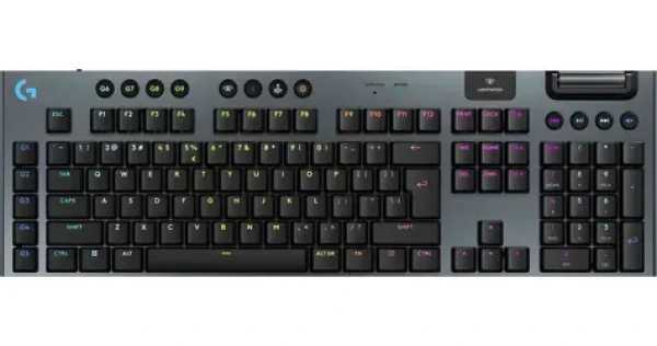 Logitech G915 X LIGHTSPEED čierna / Bezdrôtová herná klávesnica / US layout / 2.4 GHz + Bluetooth / Low-Profile (920-012698)