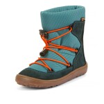Chlapčenské zimné barefoot topánky TEX TRACK WOOL Petroleum G3160251-3 - 34