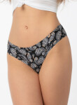 Julimex Simple Paisley Brasil nohavičky S-XL černý vzor XL