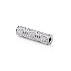 Nedis Stereo audio adaptér jack 3.5 mm (F) - jack 3.5 mm (F) strieborná / poniklované (CAGB22950ME)