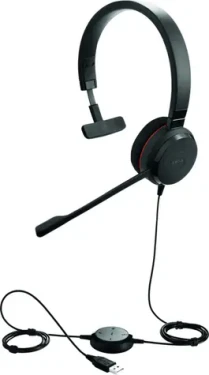 Jabra Evolve 30 II Mono UC USB-A čierna / mono náhlavná súprava / mikrofón / USB-A + 3.5mm jack (5393-829-309)