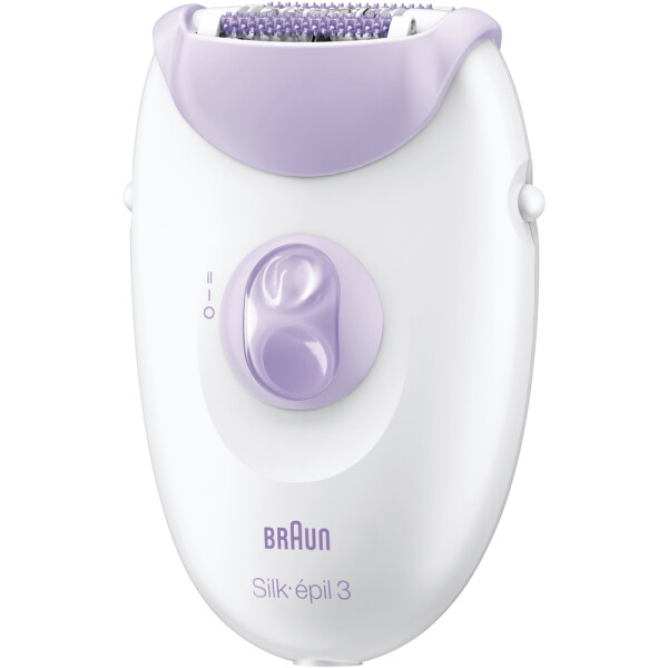 Braun Soft Perfection 3170 / epilátor / 2 rýchlosti / fialovo-biela (3170-B)