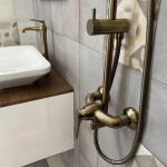 OMNIRES - ART DECO sprchový stĺp, bronz kartáčovaná AD5144BR