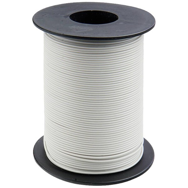 Donau Elektronik 125-S25-5 opletenie / lanko, 1 x 0.25 mm², biela, 25 m; 125-S25-5