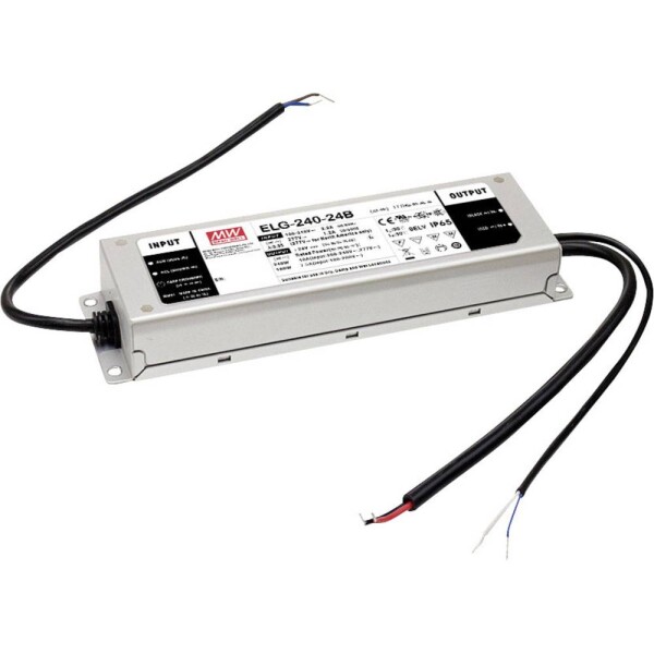 MEAN WELL LED driver konštantné napätie, konštantný prúd 239.82 W 5.71 A 42 V/DC montáž na nehorľavom povrchu, schválenie nábytku, outdoorový, PFC spínacie; ELG-240-42-3Y