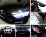 Mamido Elektrické autíčko Audi R8 Sport s čiernym prevedením, EVA kolesami a koženým ovládačom