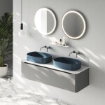 SAPHO - NYX guľaté zrkadlo s LED osvetlením, ø 60cm NY600