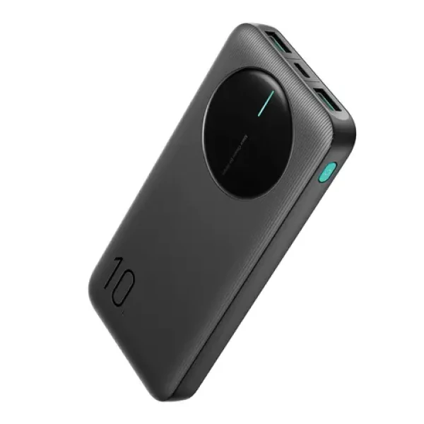 Joyroom JR-PBF12 čierna / Powerbanka / 10000mAh / 2.4A / 2x USB-A + 1x USB-C (6956116713256)