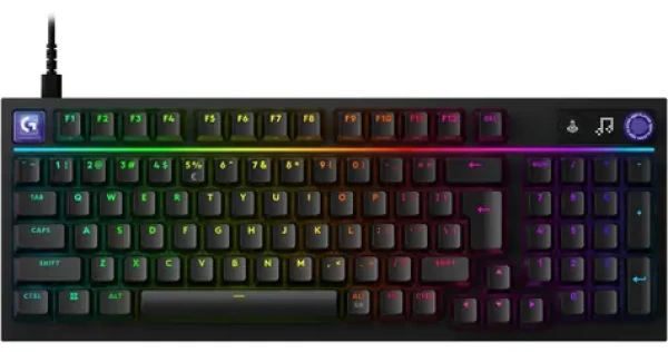 Logitech G316 X 98 čierna / Herná klávesnica / CZSK layout / USB / RGB / mechanické Red (920-014203)