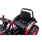 Mamido Detský elektrický traktor s lopatou červený