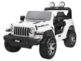 Mamido Detské elektrické autíčko Jeep Wrangler Rubicon 4x4 biela