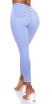 Sexy Skinny Washed-Look Jeans with Ripped Hem denimblue XXS