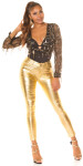 Sexy Musthave Highwaist Pants with golden details black