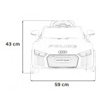 Mamido Detské elektrické autíčko Audi R8 Spyder polícia