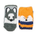 Chlapčenské ponožky FLUFFY- 2pack, Pidilidi, PD0146-22, uni - 31-34
