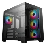 DEEPCOOL CG530 4F čierna / Midi tower skriňa / ATX / 4X 120mm ARGB / 2x USB-A + 1x USB-C / bez zdroja (R-CG530-BKADA4-G-1)