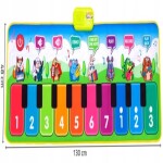 MalPlay INTERAKTÍVNA TANEČNÁ PODLOŽKA PRE DETI S 8 ZVIERATKAMI A NAHRÁVANÍM