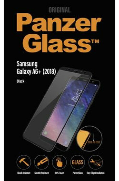 PanzerGlass Tvrdené sklo pre Samsung Galaxy A6+ (2018) čierna (5711724071508)