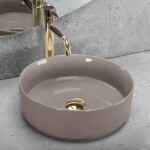 REA - Umývadlo na dosku SAMI Beige Shiny REA-U6382