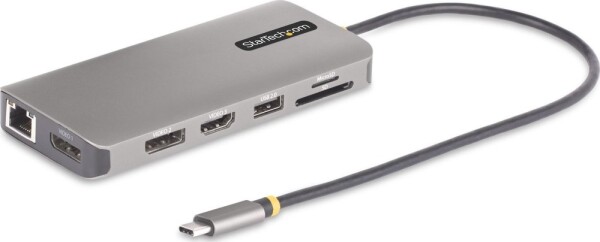 StarTech StarTech 154B-USBC-MULTIPORT stacja dokująca Przewodowa USB 3.2 Gen 1 (3.1 Gen 1) Type-C Sivý