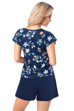 Pyžamo Donna Caroline Short w/r S-2XL tmavě modrá XXL