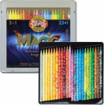 KOH-I-NOOR Umelecké pastelky Magic 3v1 - 23+1 ks (136493)