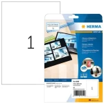 Herma etikety A4 210x297 mm biele / Etikety / Lesklý papier / Laser / 25 listov (4909)