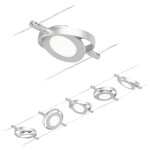Paulmann RoundMac 94414 kompletný systém lankových svietidiel pevne zabudované LED osvetlenie LED chróm (matný); 94414