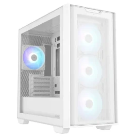 Asus A21 PLUS čierna / M-ATX / 2xUSB-A / 4X 120 mm / bez zdroja / priehľadná bočnica (90DC00H3-B19010)