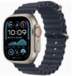 Apple Watch Ultra 2 GPS + Cellular 49mm Titanium Case Ocean Band Modrý (MX4D3EL/A)
