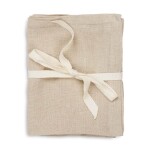 Ferm LIVING Látkové obrúsky Linen Natural - set 2 ks