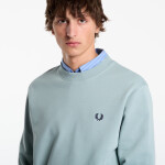 Mikina FRED PERRY Crew Neck Sweatshirt Silver Blue L