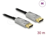 DeLock Aktívny optický kábel DisplayPort 1.4 / Prepojovací kábel / 8K / 30 m (85889)