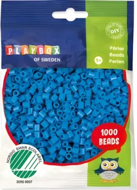 PLAYBOX Zažehľovacie korálky modré