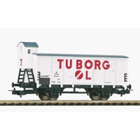 Piko 54619 Krytý vagón G02 s kabínou brzdára Tuborg DSB III