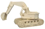 Woodcraft Drevené 3D puzzle Bager