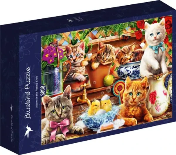 BlueBird Puzzle Mačiatka v kôlni
