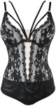 Dámske sexy body V-10110 Black s body - Axami 36/S černá s tělovou