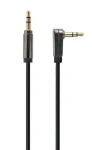 Gembird 3.5 mm stereo audio kábel 1.8m čierna / 1x 3.5 mm jack rovný (M) / 1x 3.5 mm jack pravouhlý (M) (CCAP-444L-6)