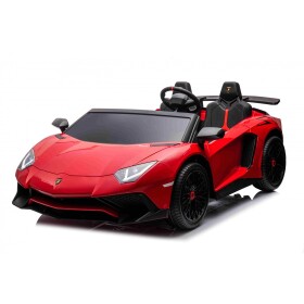 Mamido Detské elektrické autíčko Lamborghini Aventador SV červené