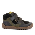 Detské celoročné členkové barefoot topánky UP HILL TEX GREY/BLACK Froddo G3110281-3 - 34