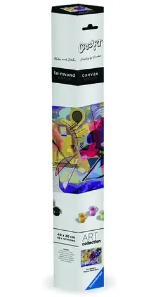 Ravensburger Creart Wassily Kandinsky: Žltá, červená, modrá