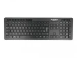 DeLock čierna / Klávesnica / Bezdrôtová 2,4 GHz / QWERTZ / DE / Tichá (12004)